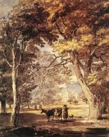 Paul Sandby - Cow Girl In The Windsor Great Park